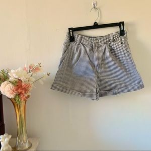 gingham shorts